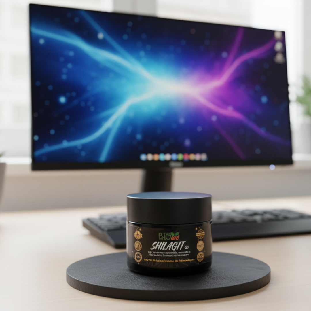 SHILAJIT BIO’WÈ – Résine pure de l’Himalaya | Vitalité, énergie et équilibre naturel