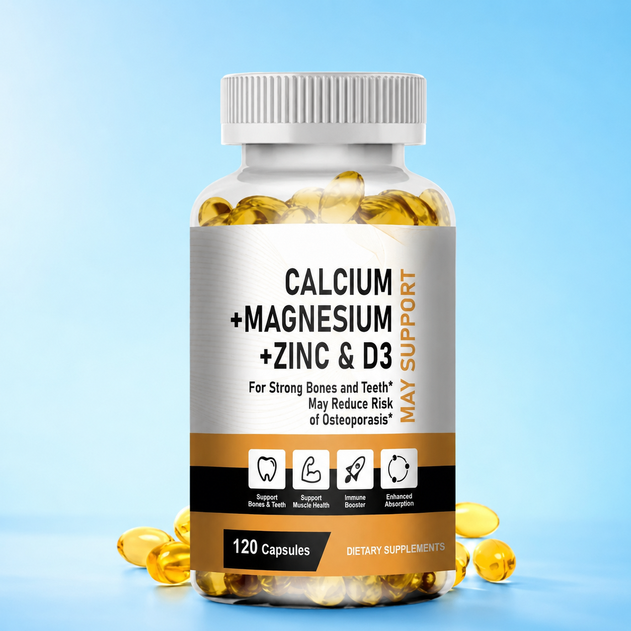 Calcium + Magnésium + Zinc & Vitamine D3