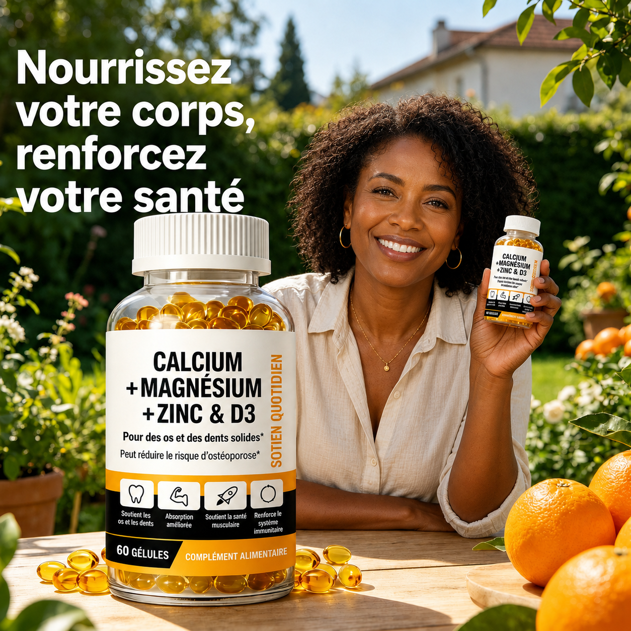 Calcium + Magnésium + Zinc & Vitamine D3