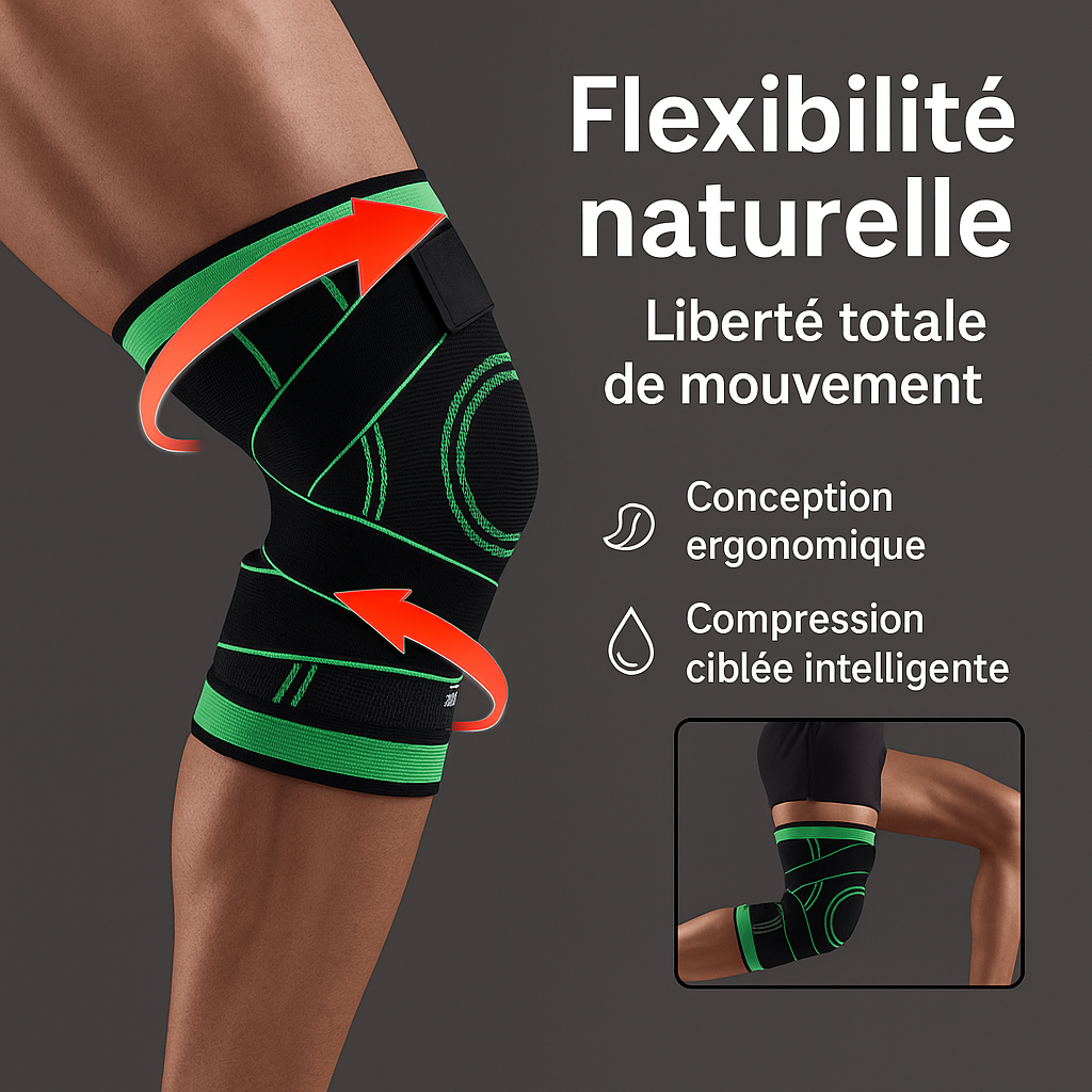Genouillère de compression – Soulagez vos douleurs et protégez vos articulations !
