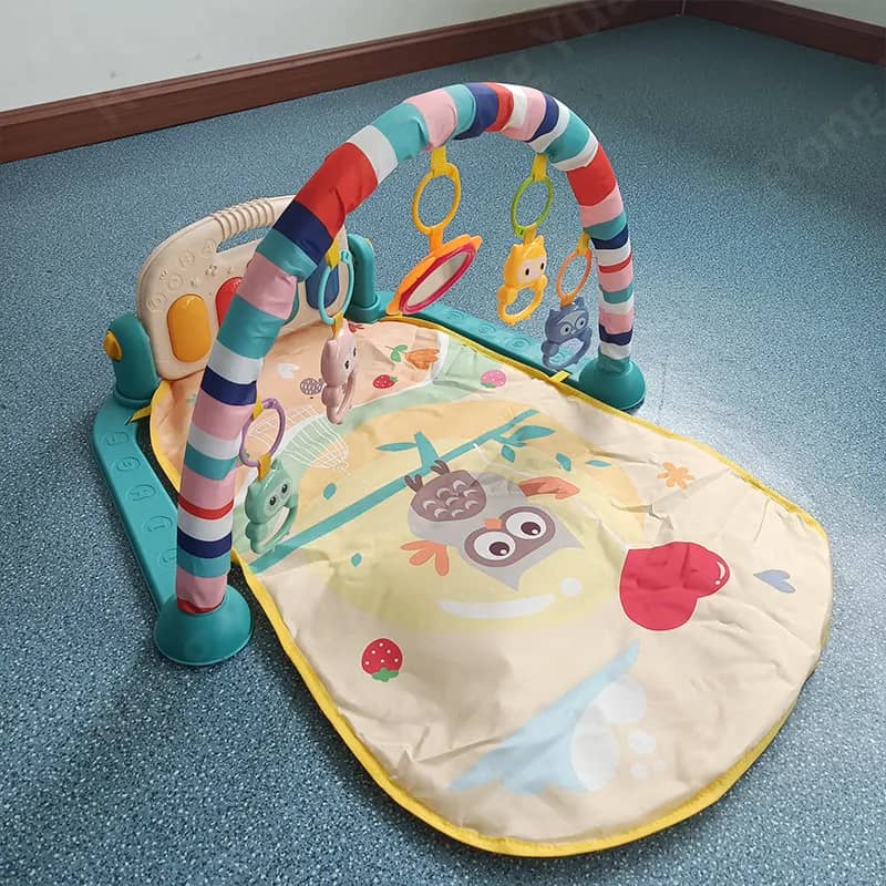 Tapis d’Éveil Interactif pour Bébé – Confort, Apprentissage et Amusement en Douceur