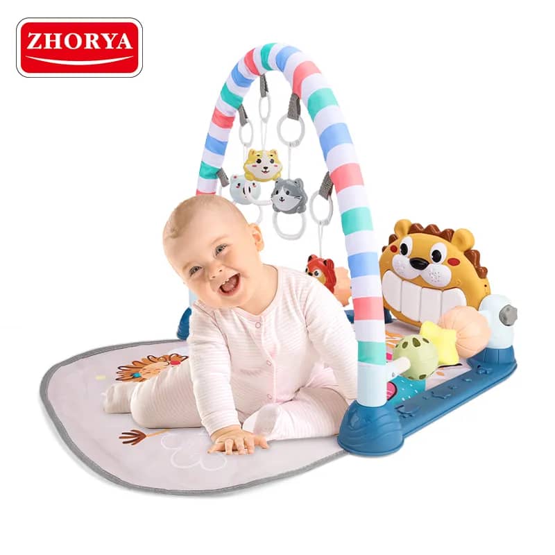 Tapis d’Éveil Interactif pour Bébé – Confort, Apprentissage et Amusement en Douceur