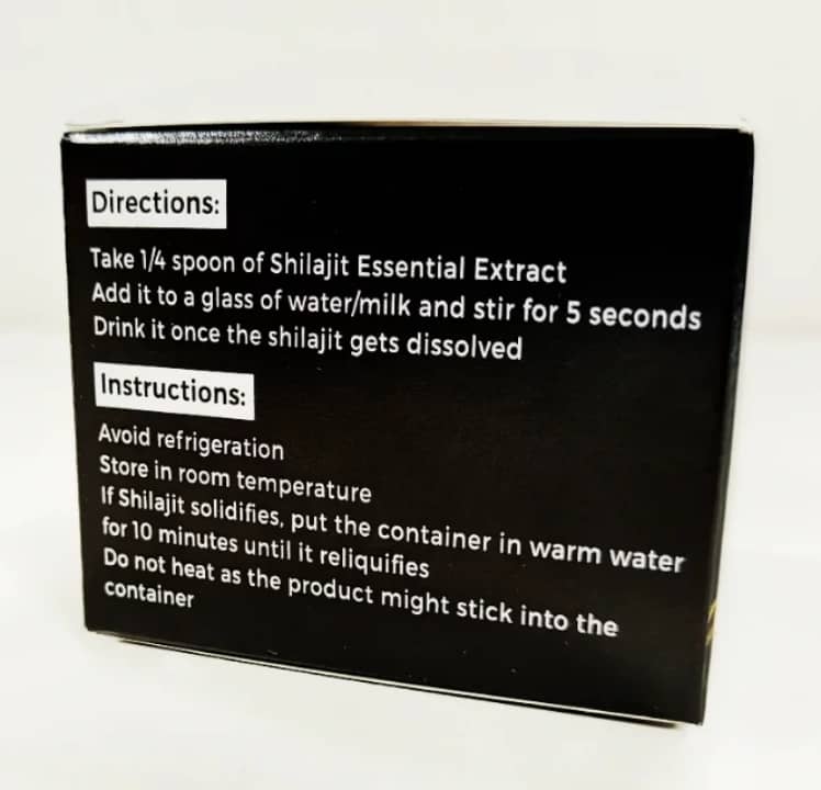 Shilajit de l'Himalayas 100% pur