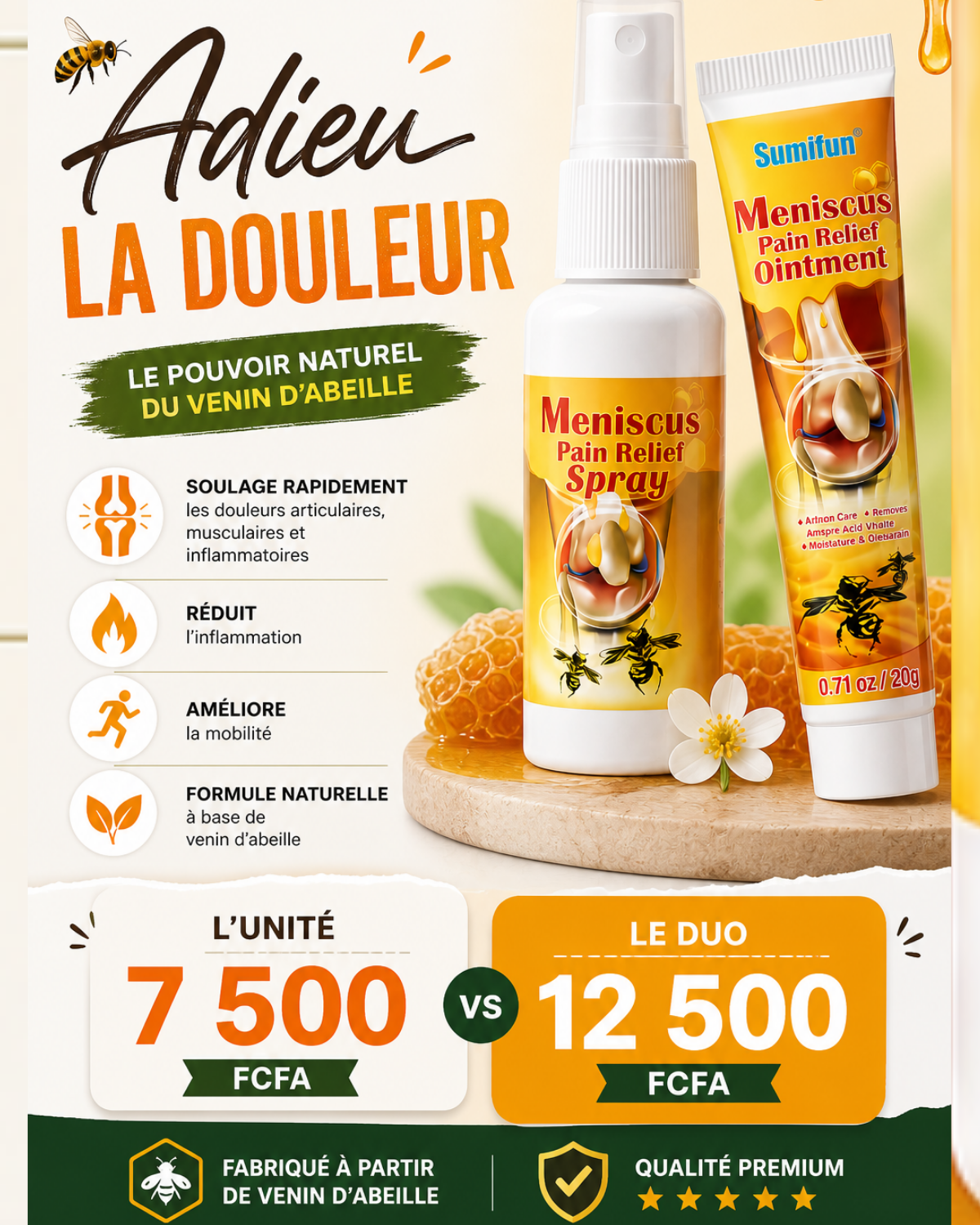 Adieu la douleur ! Soulagez vos articulations en quelques minutes.
