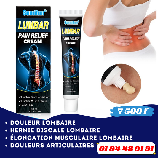 Dites adieu à la douleur lombaire avec Lumbar Pain Relief Cream !