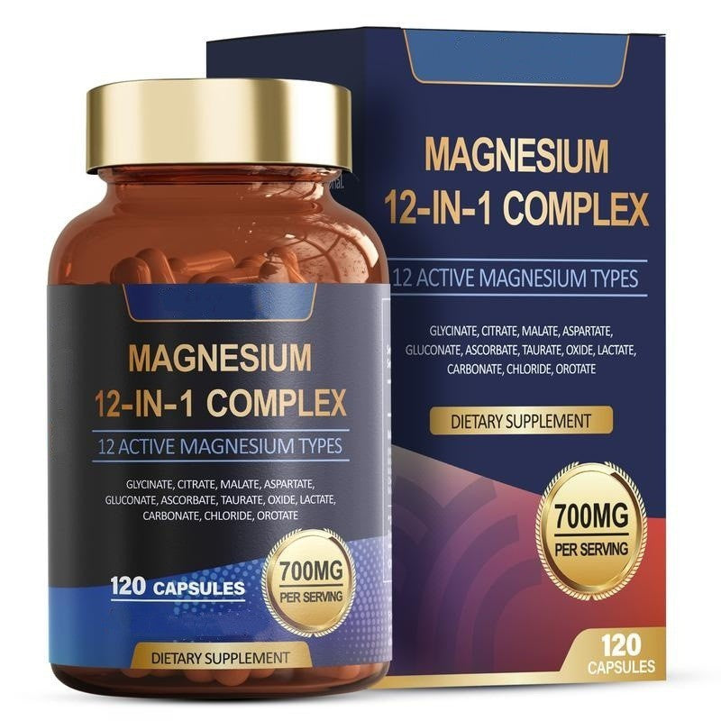 🌟 Magnesium 12-in-1 Complex – Le Meilleur Complexe de Magnésium Pour Votre Énergie et Votre Bien-Être 🌟